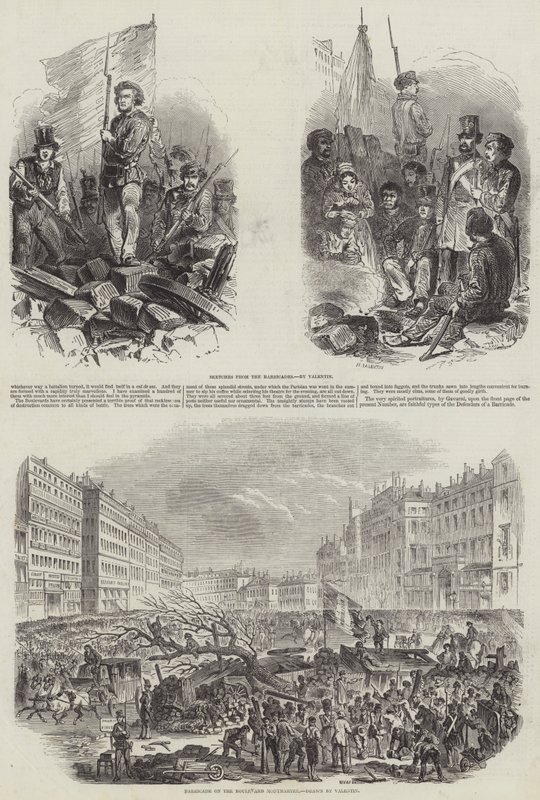Den franske revolusjonen i 1848 av French School