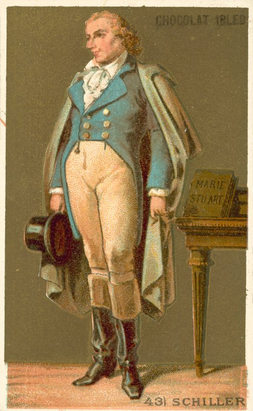 Friedrich von Schiller , tysk poet, filosof, historiker og dramatiker av French School