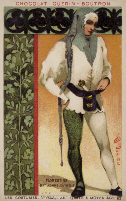 Gentleman of Florence, 1300-tallet av French School