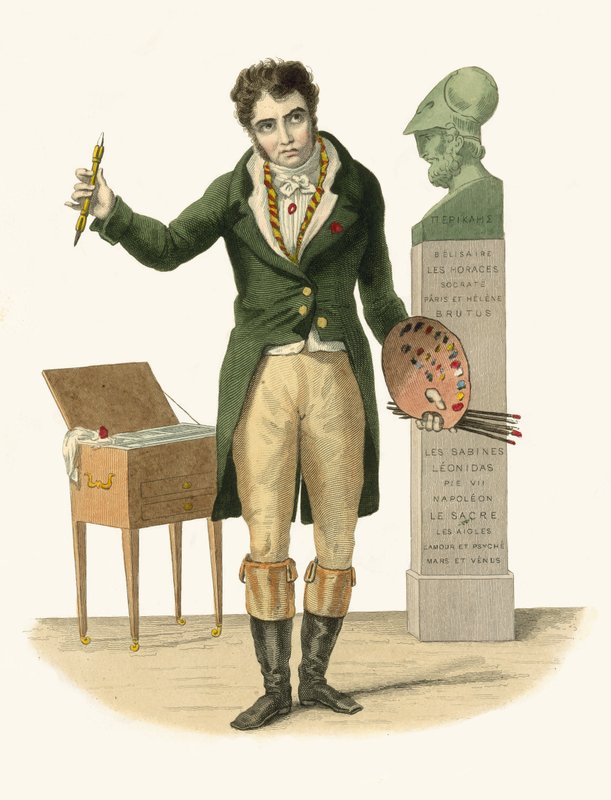 Jacques-Louis David av French School