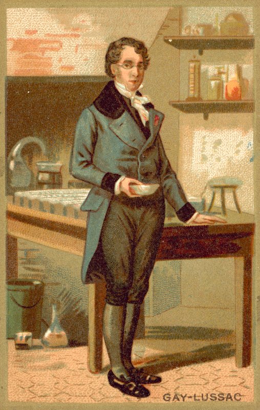 Joseph Louis Gay-Lussac , fransk kjemiker og fysiker av French School