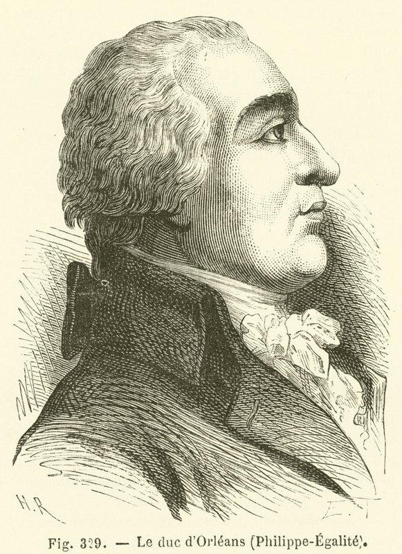 Hertugen av Orleans, Philippe-Egalite av French School