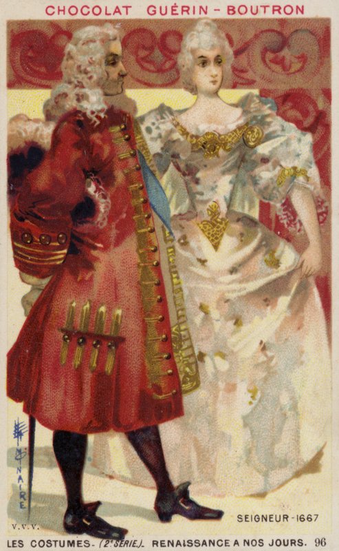Herre og frue, 1667 av French School
