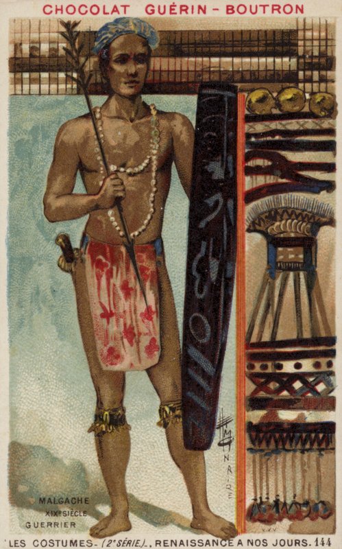 Madagaskisk kriger, 1800-tallet av French School