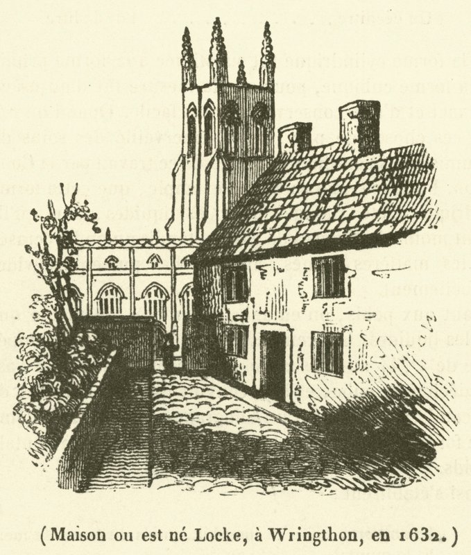 Huset der Locke ble født, i Wringthon, i 1632 av French School