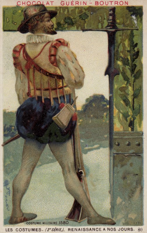 Militærdrakt, 1580 av French School