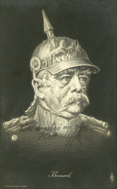 Otto von Bismarck , tysk statsmann av French School