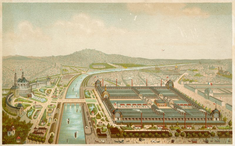 Stedet for verdensutstillingen, Paris av French School