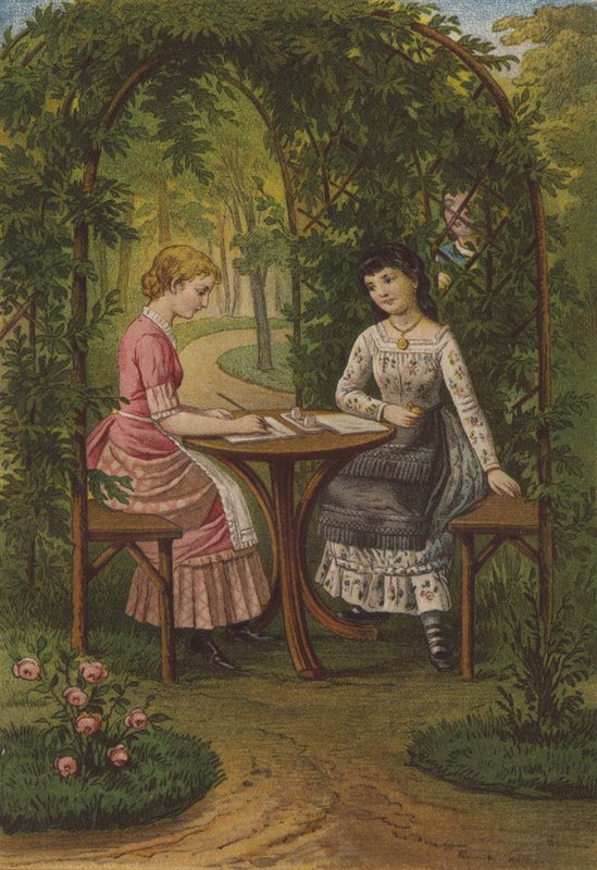 Roser og Forglemmigei av German School