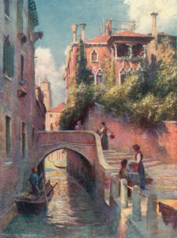 Baksiden av Palazzo Dario av A. Trevor Haddon