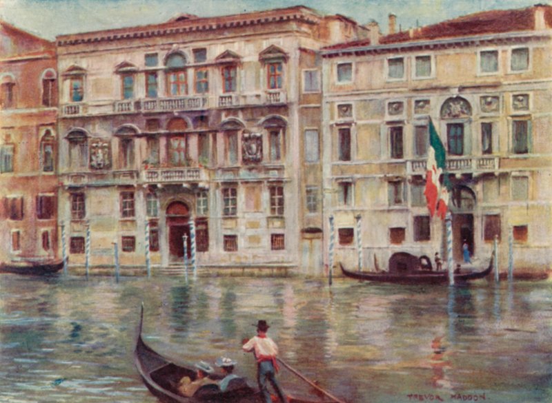 Mocenighi-palassene av A. Trevor Haddon