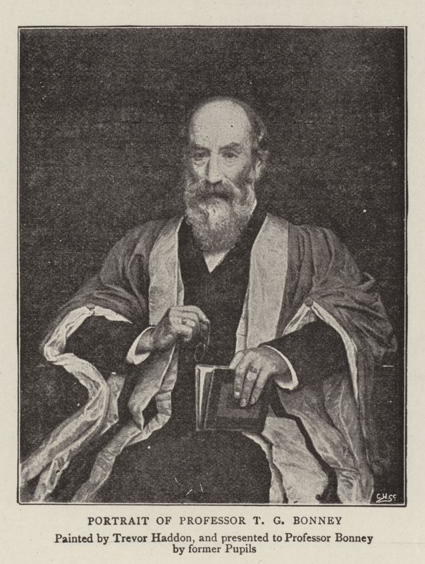 Portrett av professor TG Bonney av A. Trevor Haddon