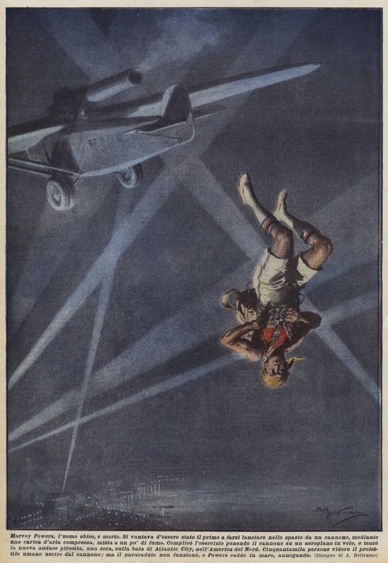 Harvey Powers, haubitsmann, er død av Achille Beltrame