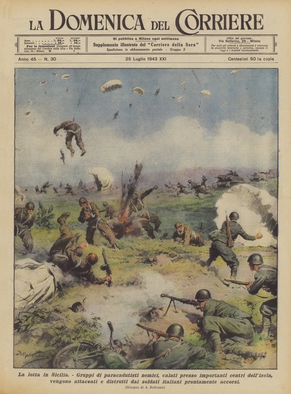 Kampen på Sicilia av Achille Beltrame