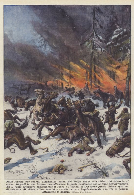 I den brennende skogen av Achille Beltrame