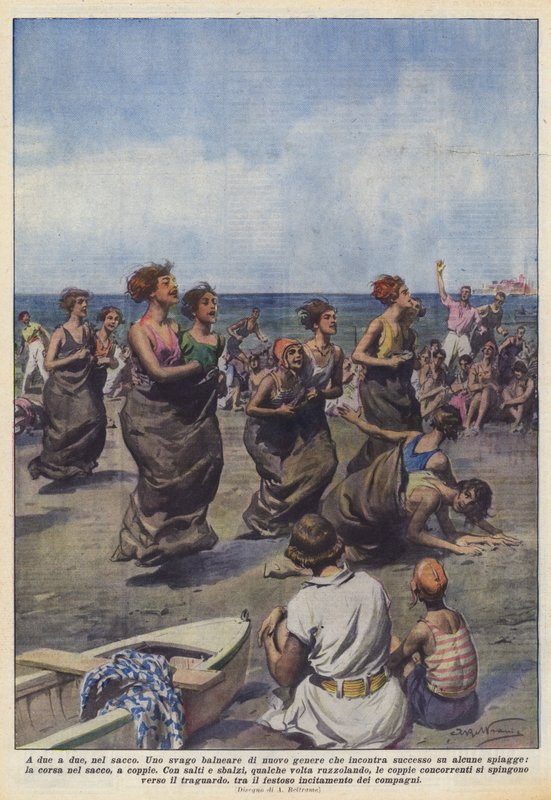 To og to, i sekken av Achille Beltrame