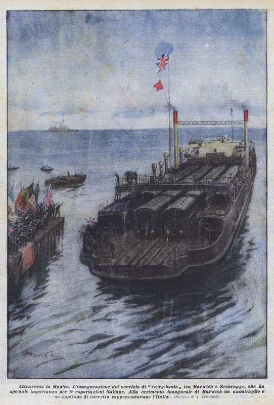 Over kanalen av Achille Beltrame