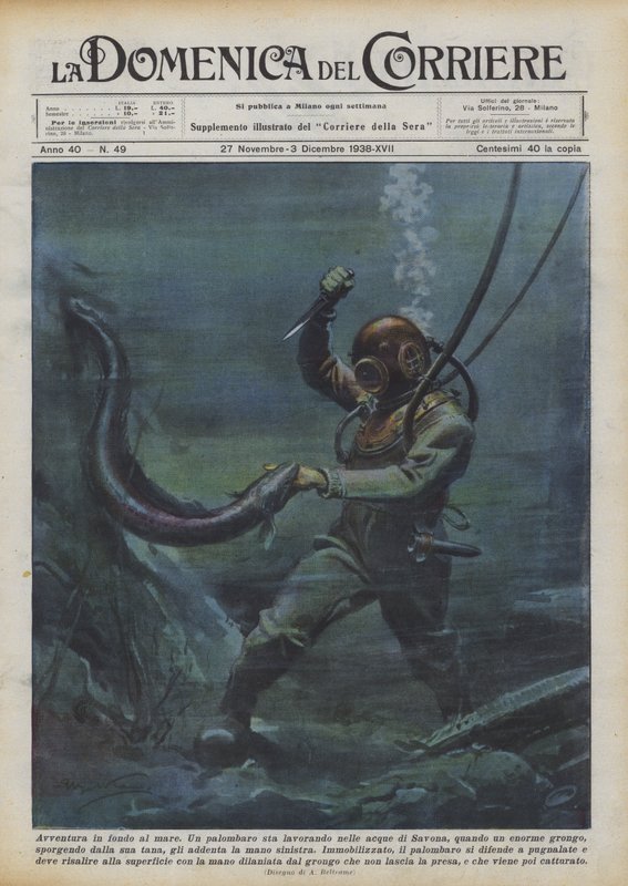 Eventyr på bunnen av havet av Achille Beltrame