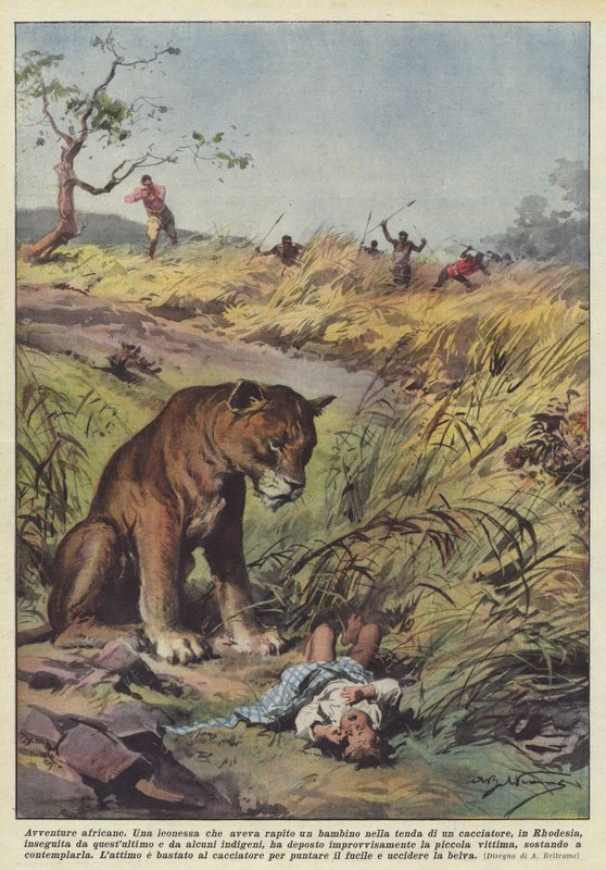 Afrikanske eventyr av Achille Beltrame