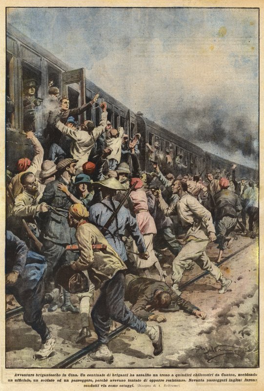 Brigandish eventyr i Kina av Achille Beltrame