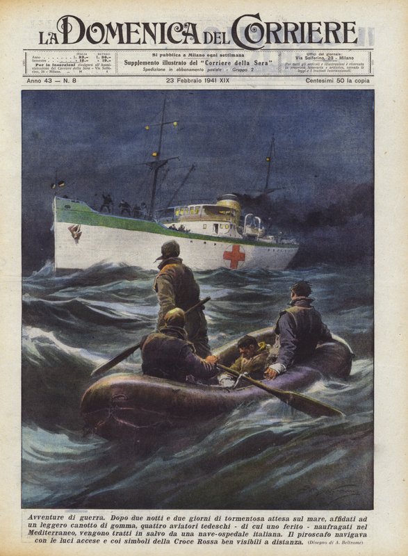 Krigseventyr av Achille Beltrame