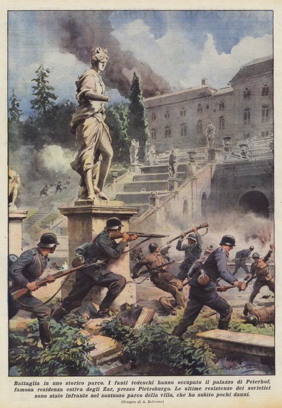 Kamp i en historisk park av Achille Beltrame