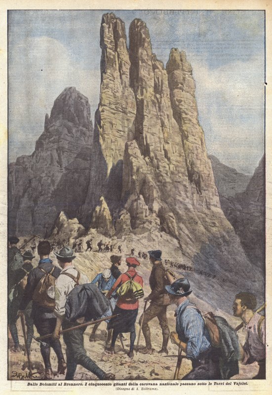 Fra Dolomittene til Brenner av Achille Beltrame