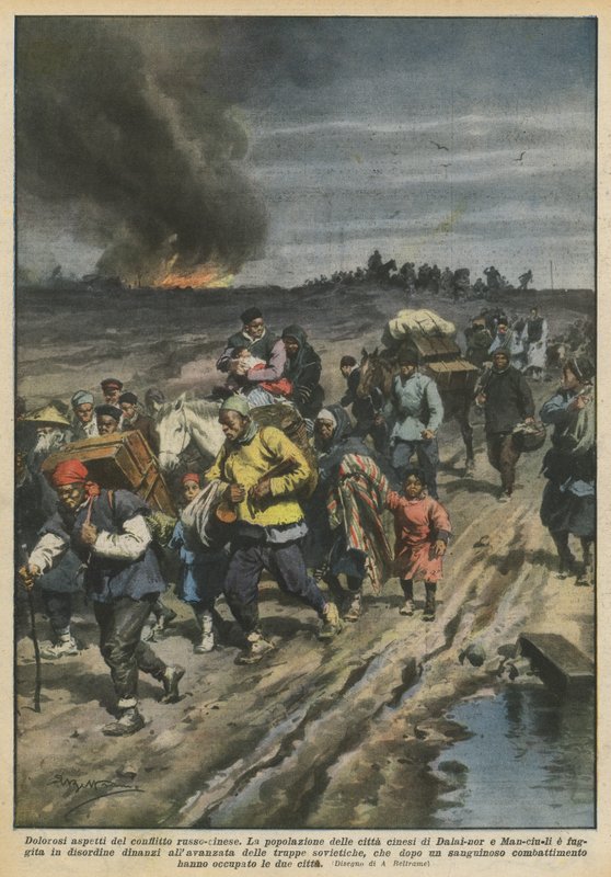 Smertefulle sider ved den russisk-kinesiske konflikten av Achille Beltrame