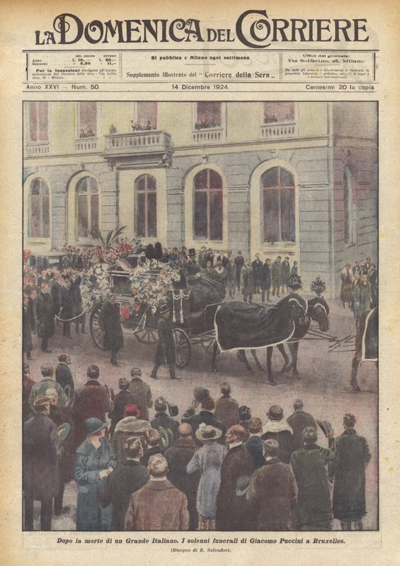 Etter døden til en stor italiener av Achille Beltrame
