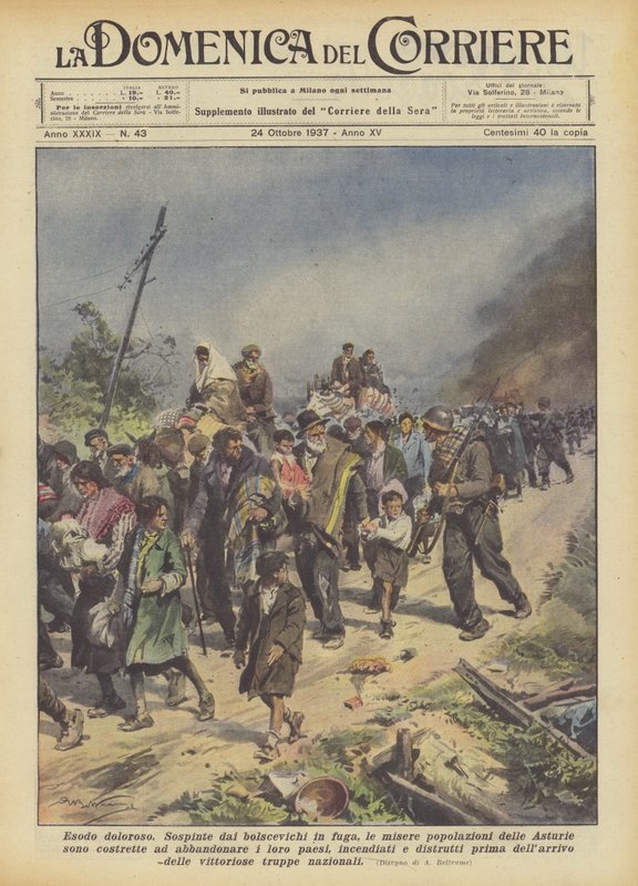 Smertefull eksodus av Achille Beltrame