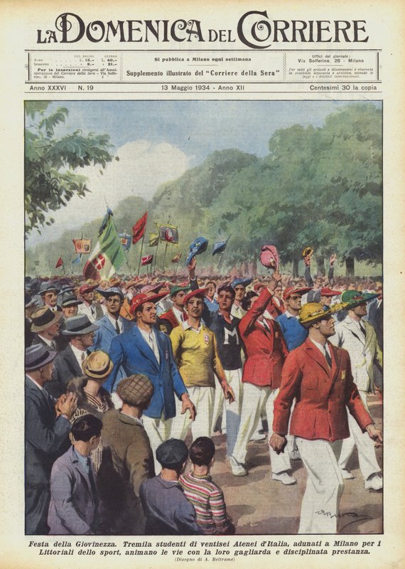 Ungdomsfest av Achille Beltrame