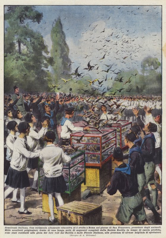 italiensk vennlighet av Achille Beltrame