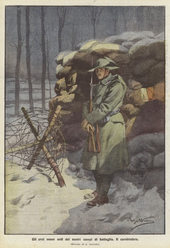 De mindre kjente heltene på slagmarkene våre av Achille Beltrame
