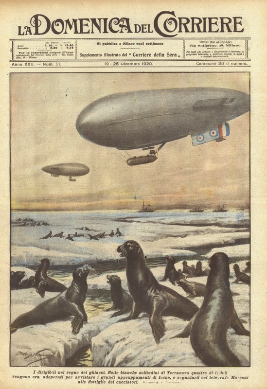 Luftskipene i isens rike av Achille Beltrame