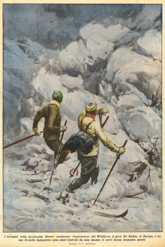 Dramaene i fjellet av Achille Beltrame