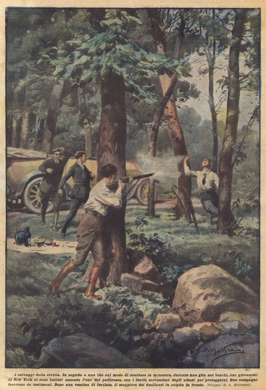 Sivilisasjonens villmenn av Achille Beltrame