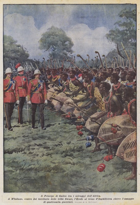 Prinsen av Wales blant villmennene i Afrika av Achille Beltrame