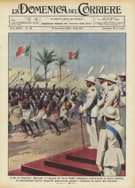 Kongen i Somalia av Achille Beltrame