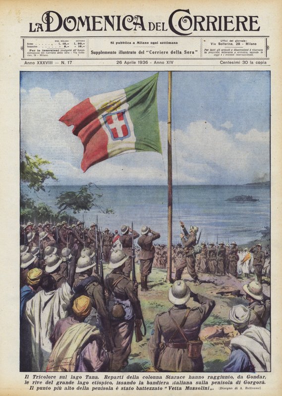 Tricolore ved Tanasjøen av Achille Beltrame