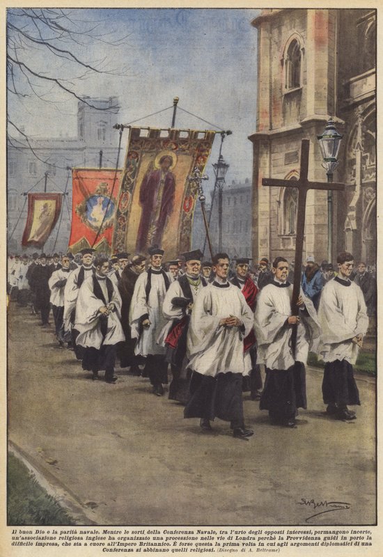 Den gode Herre og marinepariteten av Achille Beltrame