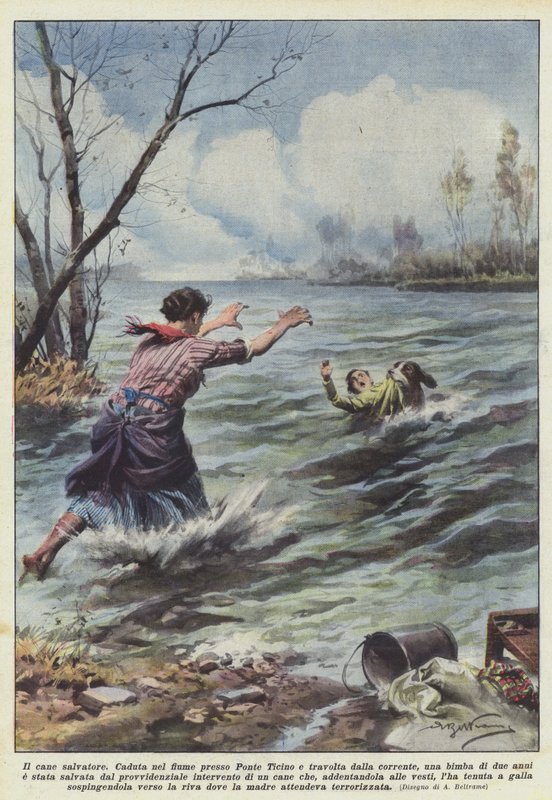 Frelserens hund av Achille Beltrame
