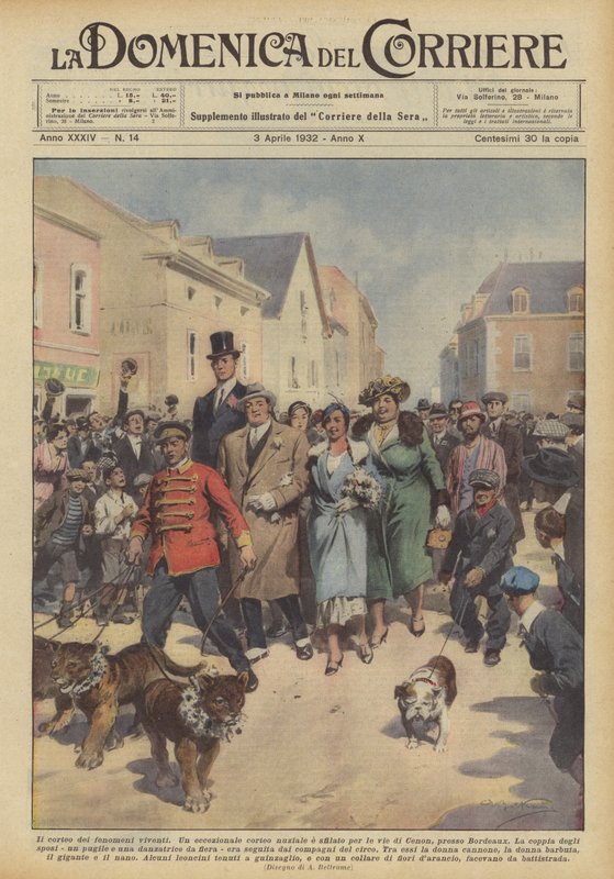 Prosesjonen av levende fenomener av Achille Beltrame