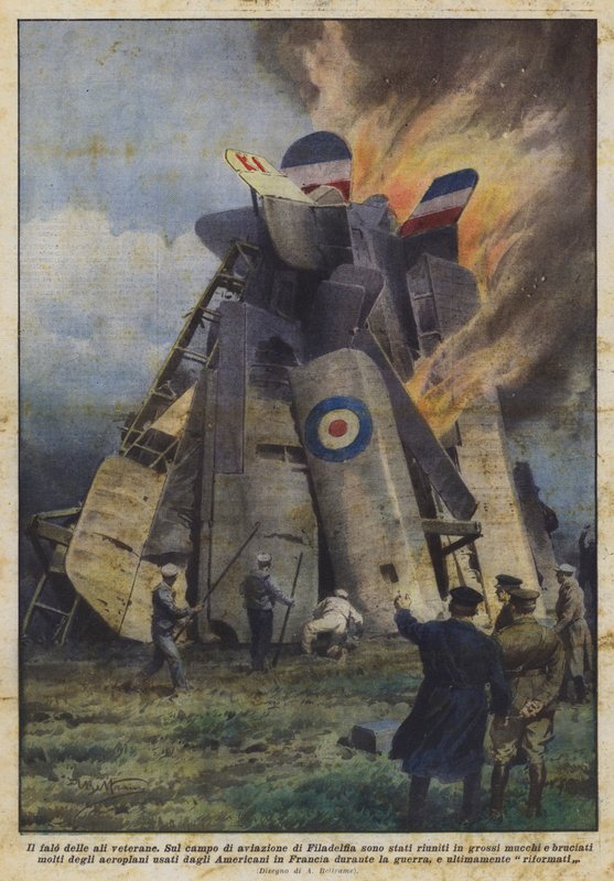 Veteranvingenes bål av Achille Beltrame
