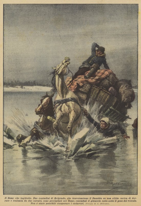 Elva som svelger av Achille Beltrame