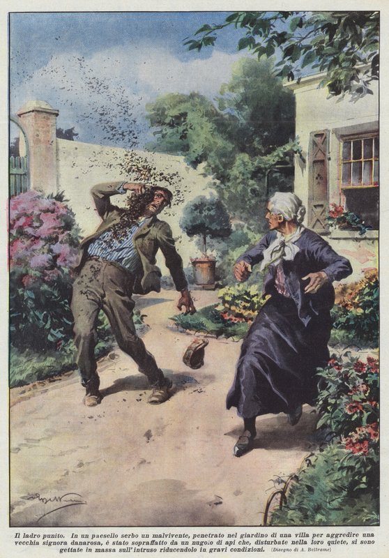 Tyven straffet av Achille Beltrame