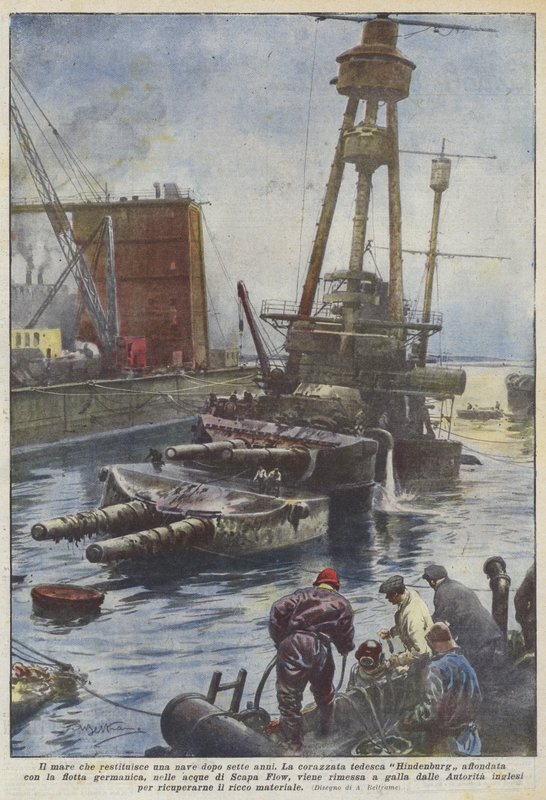 Havet som returnerer et skip etter syv år av Achille Beltrame