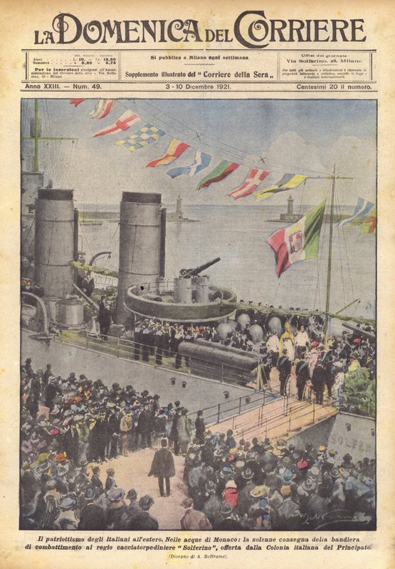 Patriotismen til italienere i utlandet av Achille Beltrame
