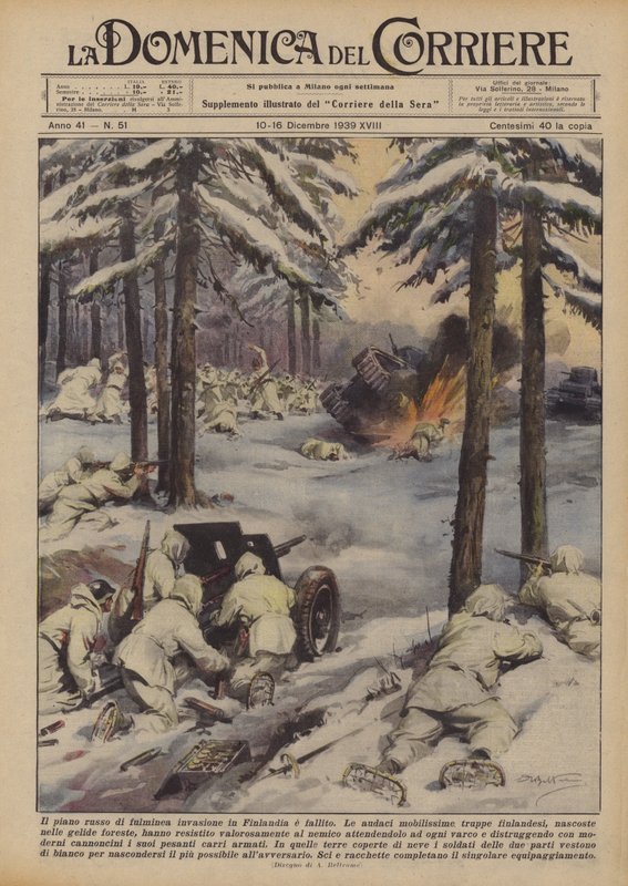 Den russiske planen for en lynrask invasjon av Finland har mislyktes av Achille Beltrame