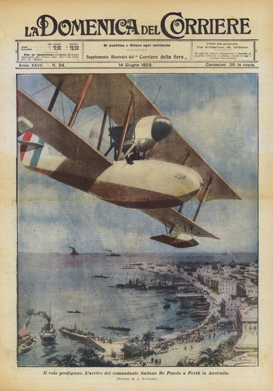 Den fantastiske flyturen av Achille Beltrame