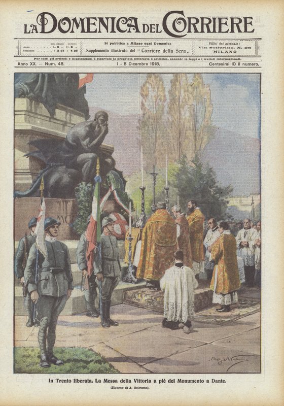 I Trento frigjort av Achille Beltrame